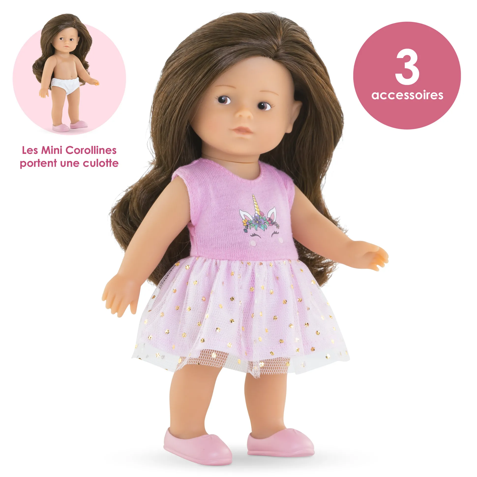 Coffret Poupée Mini Corolline Romy Licorne