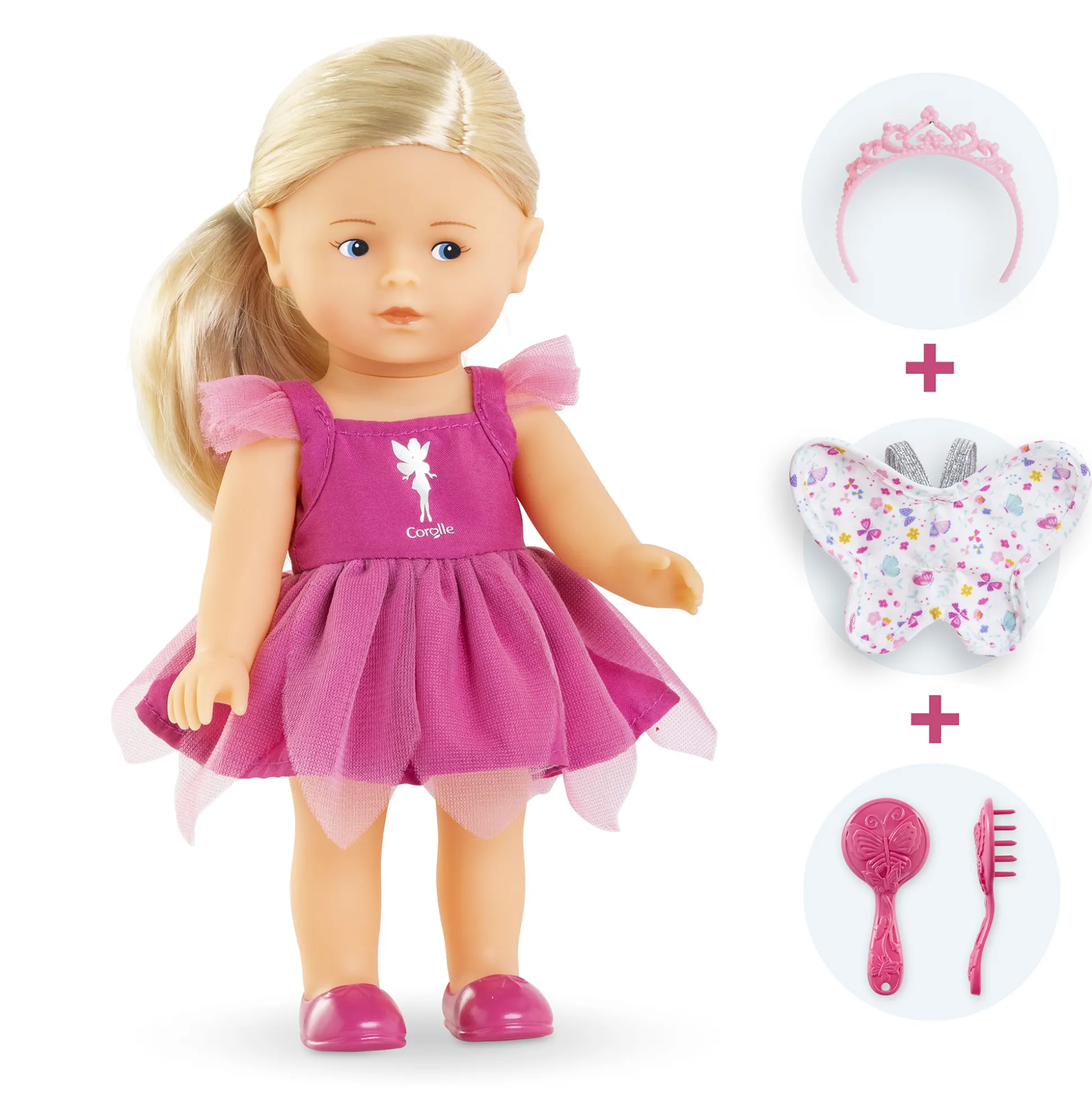 Coffret Poupée Mini Corolline Rosy Fée