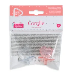 Couffin Tressé Peluche Rose et Tétines