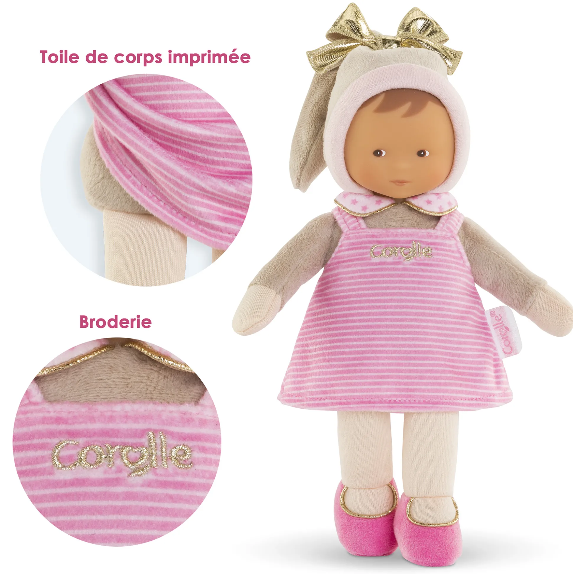Doudou Miss Rayée Rêves d'Étoiles