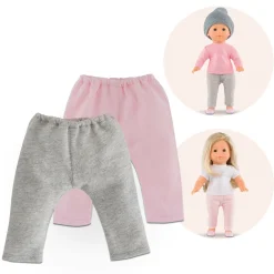 Ensemble 2 Leggings pour Poupée Ma Corolle