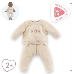 Jogging Beige pour poupon 36 cm