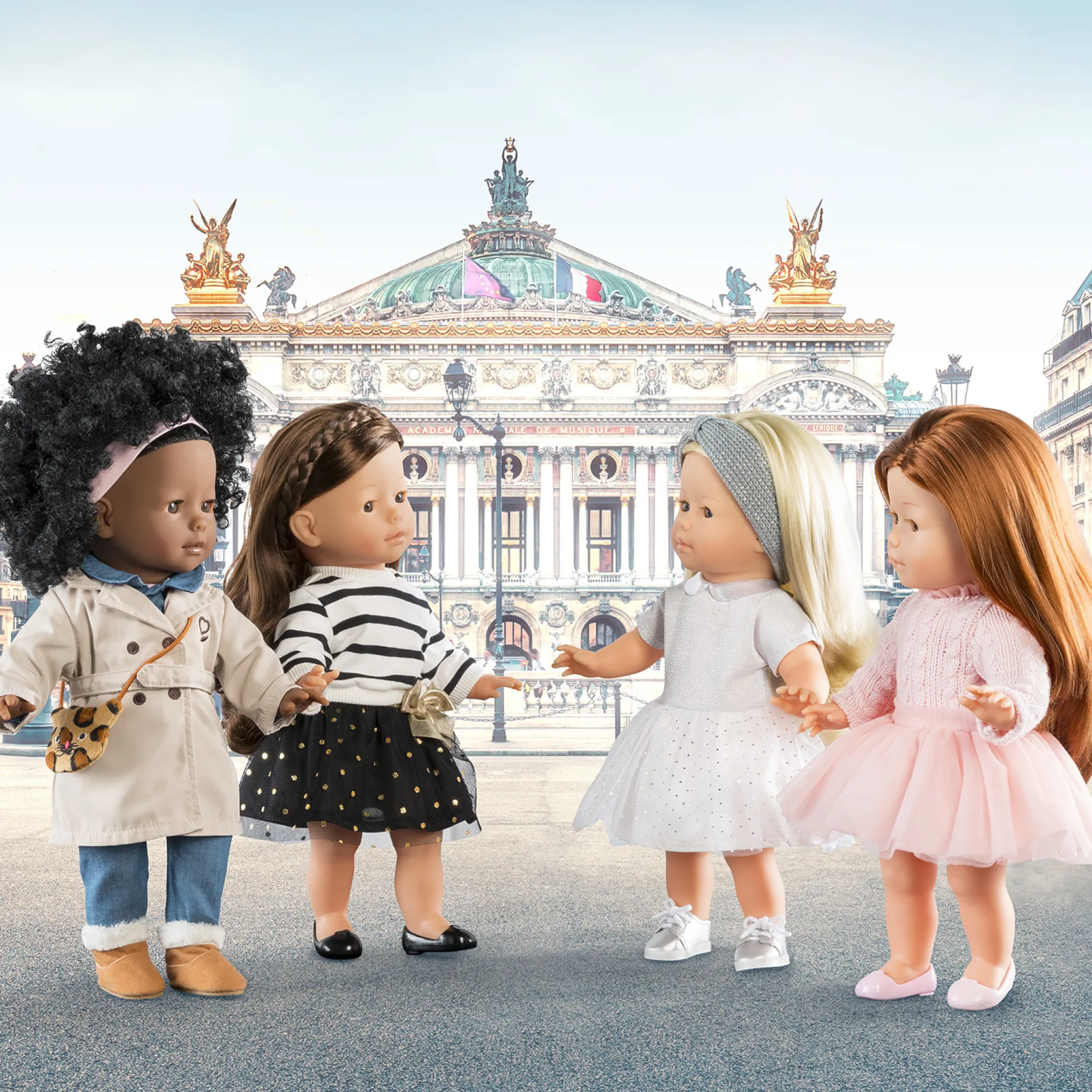 Jupe en Tulle Petit Paris pour poupée ma Corolle