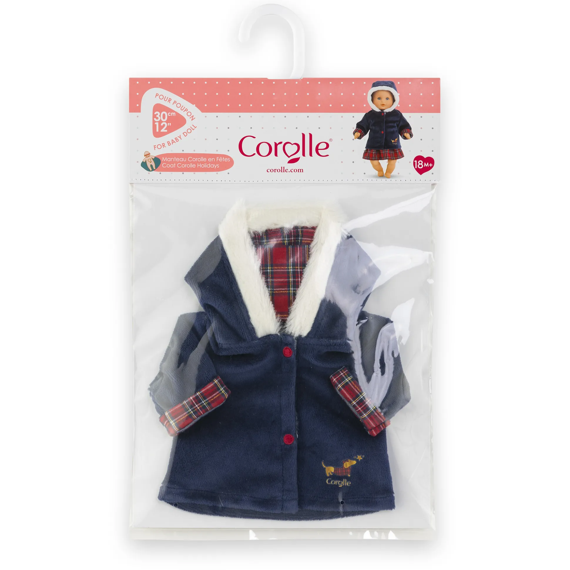 Mon Bébé Calin Margaux et Manteau Corolle en Fêtes