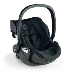 Porte-Poupon Cybex 2 en 1 noir pour poupon 36 et 42 cm