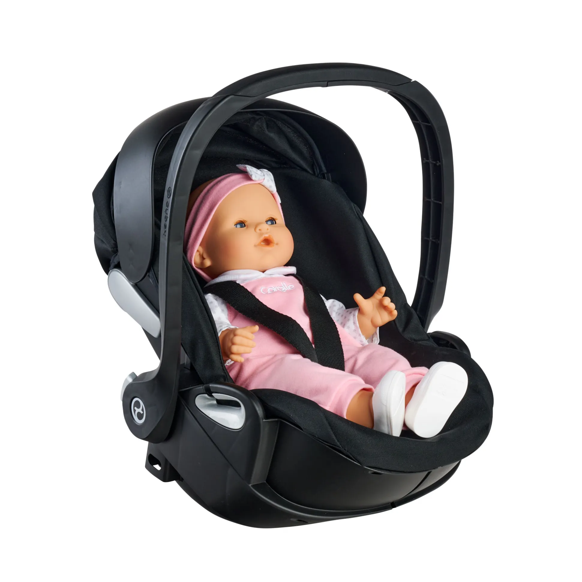 Porte-Poupon Cybex 2 en 1 noir pour poupon 36 et 42 cm