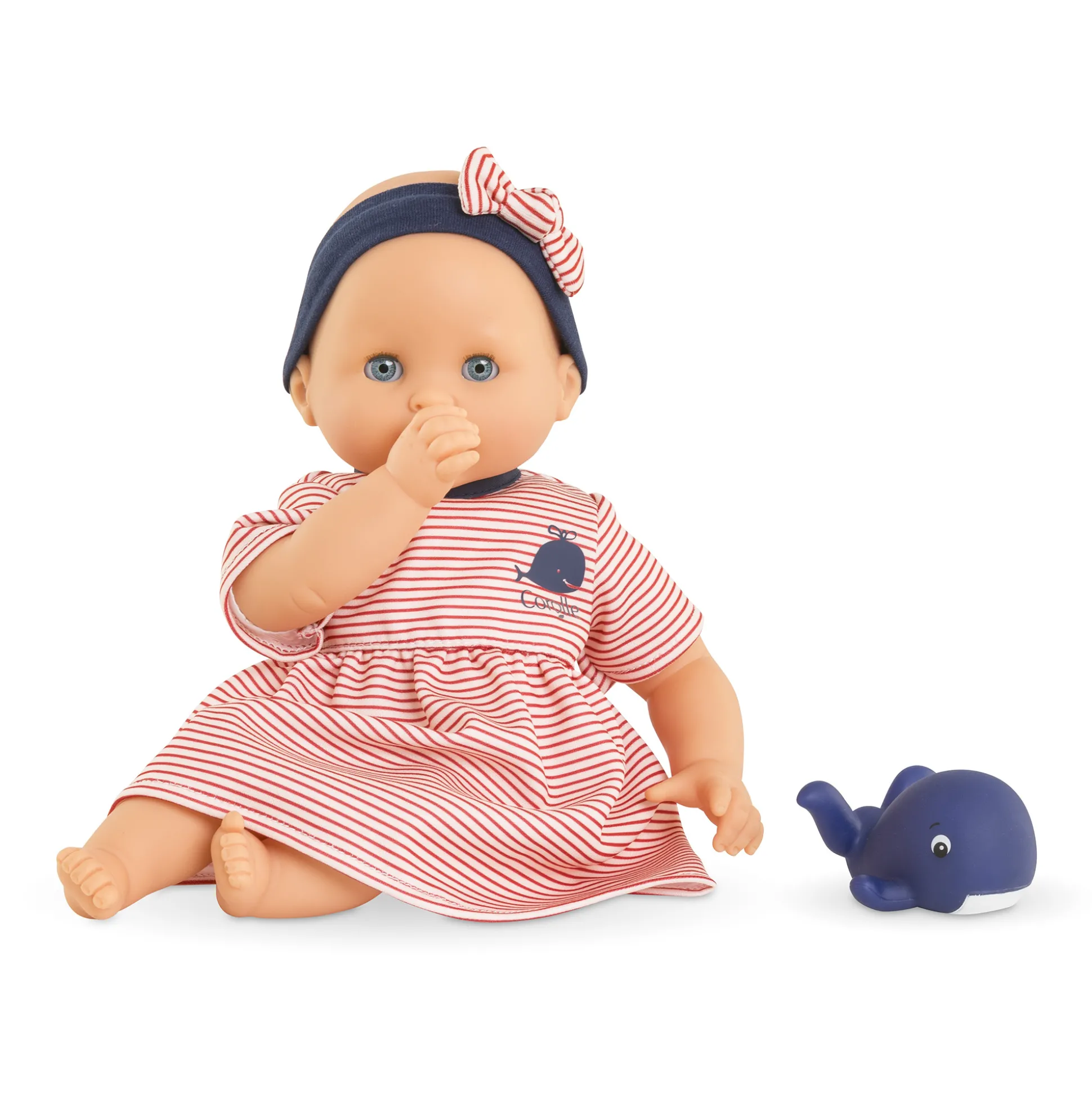 Poupon Bébé Bain Calypso - Baleine