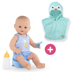 Poupon Paul fait pipi et Cape de Bain Pingouin