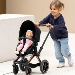 Poupon Rose et Landau Cybex Noir