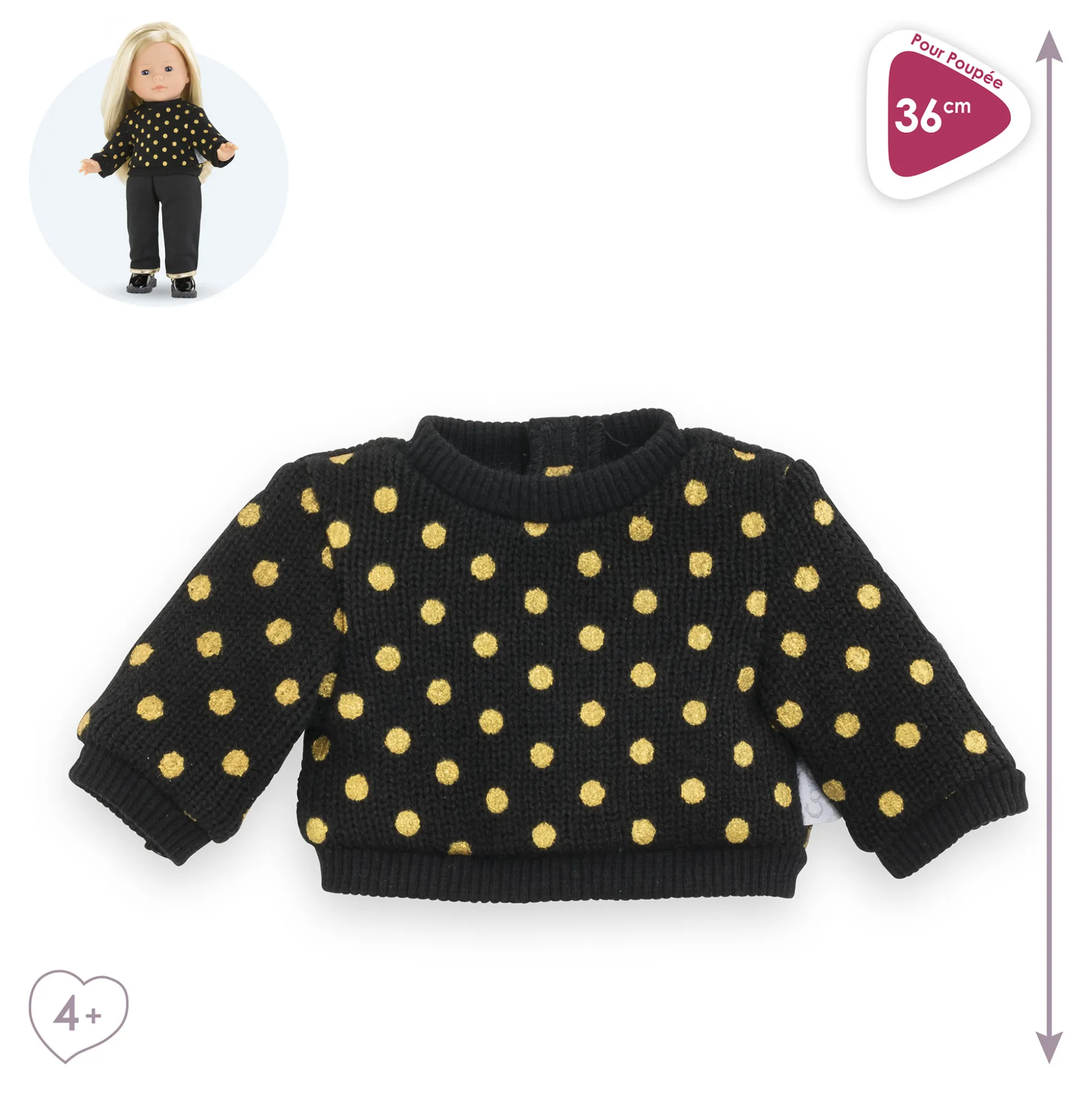 Pull Couture pour poupée ma Corolle