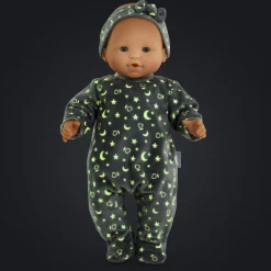 Pyjama Brille dans la Nuit & Bandeau pour poupon 36 cm