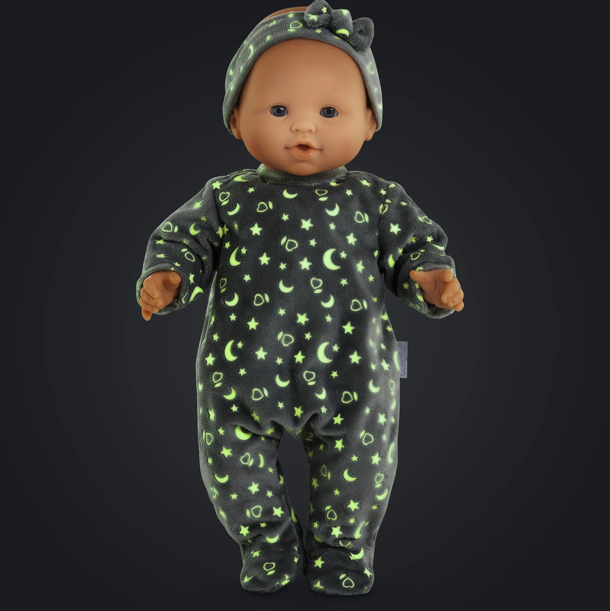 Pyjama Brille dans la Nuit & Bandeau pour poupon 36 cm