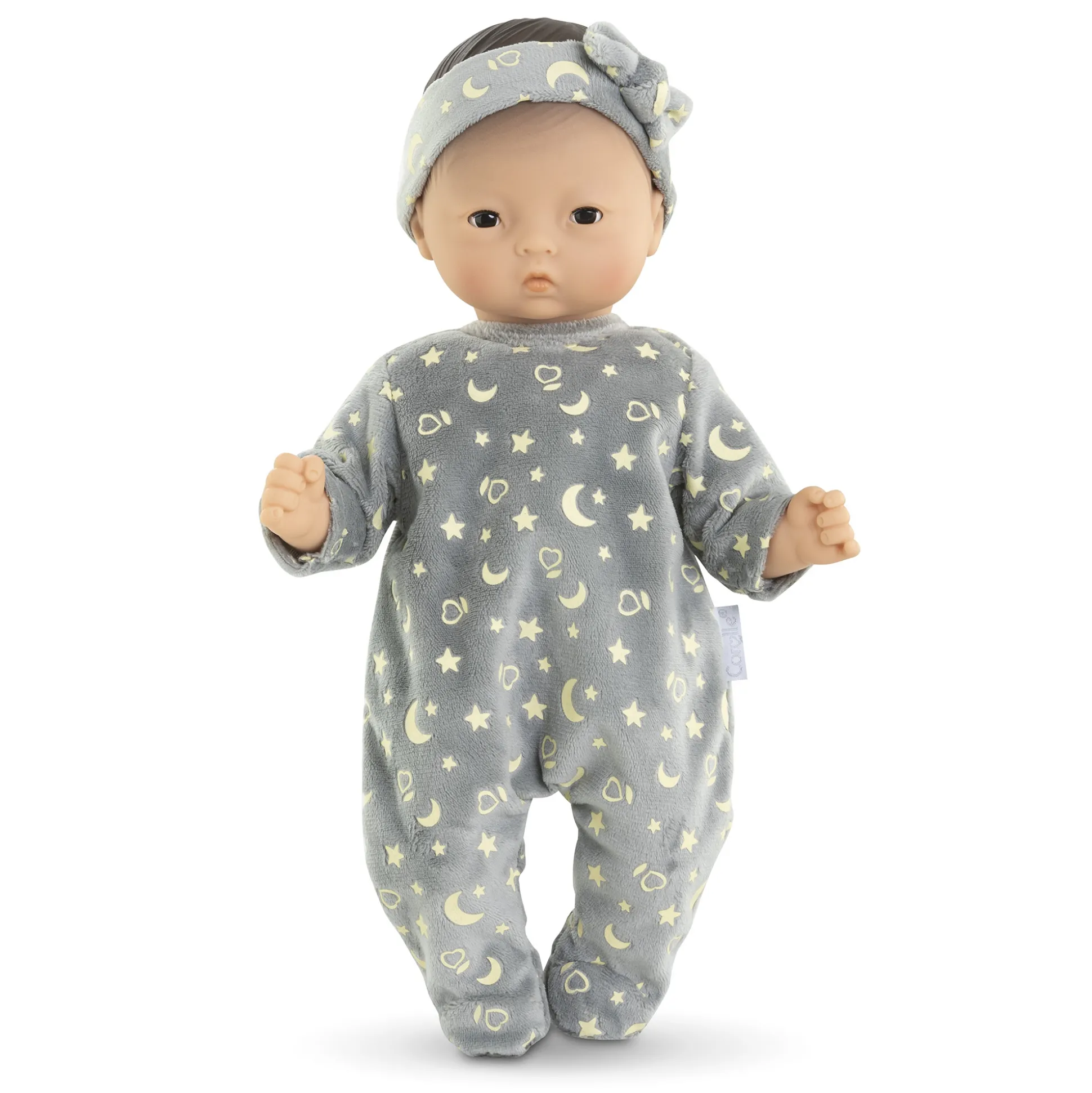 Pyjama Brille dans la Nuit & Bandeau pour poupon 30 cm