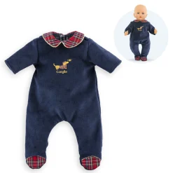 Pyjama Corolle en Fêtes pour poupon 36 cm