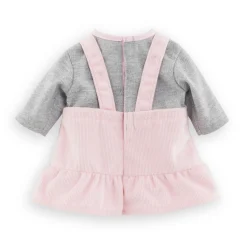 Robe et T-shirt Bords de Loire pour poupon 36 cm