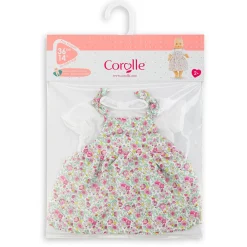 Robe Jardin en Fleurs pour poupon 36cm
