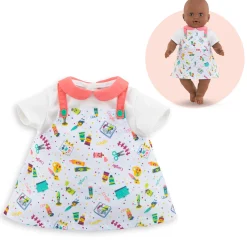 Robe Petit Artiste pour poupon 36 cm