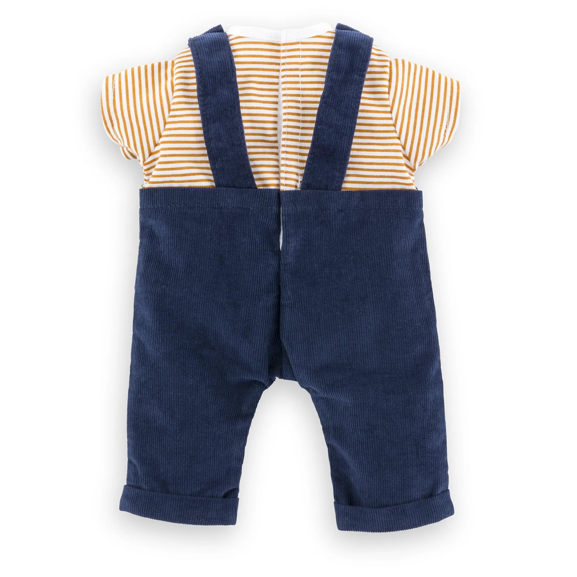 T-shirt et Salopette Marine pour poupon 36 cm