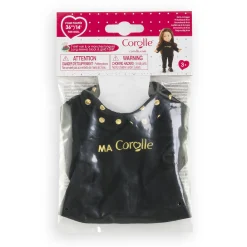 T-Shirt Noir et Or Manches Longues pour poupée ma Corolle
