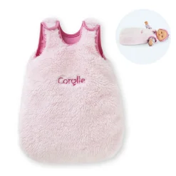 Turbulette Peluche Rose et Couffin Floral