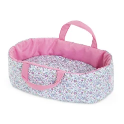 Turbulette Peluche Rose et Couffin Floral